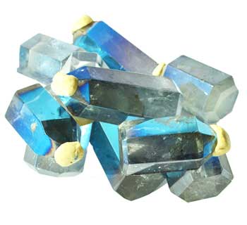 1 lb Angel Aqua Blue Crystal points