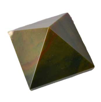 30-35mm Bloodstone pyramid