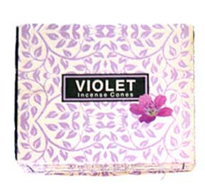 Violet Kamini cone 10 pack