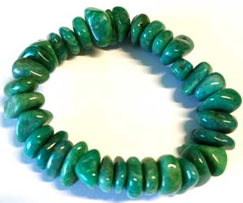 Amazonite gemstone bracelet stretch