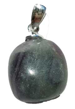 small Fluorite tumbled pendant